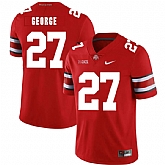 Ohio State Buckeyes 27 Eddie George Red Nike College Football Jersey Dzhi,baseball caps,new era cap wholesale,wholesale hats
